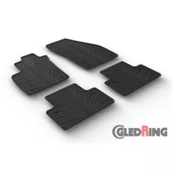 Гумові килимки Gledring для Volvo V50 (mkI) / S40 (mkII) 2004-2011 manual (GR 0391)