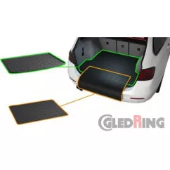 Резиновые коврики в багажник Gledring для Audi A1 (3/5 door) 2010-> (trunk) (GR 1107)