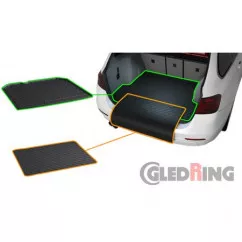 Гумові килимки в багажник Gledring для Audi Q3 (mkI) 2011-> (trunk) (GR 1118)