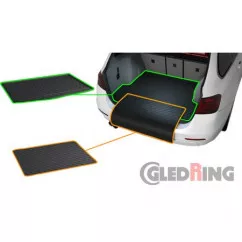 Резиновые коврики в багажник Gledring для Kia Stonic (mkI) 2017-> (trunk) (GR 1452)