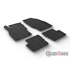 Резиновые коврики в багажник Gledring для Opel Corsa E (5 door) 2014-> (trunk) (GR 1417)
