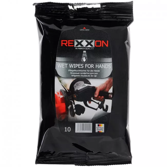 Серветки для рук REXXON 10шт. (2-1-4-4-1) (111122)