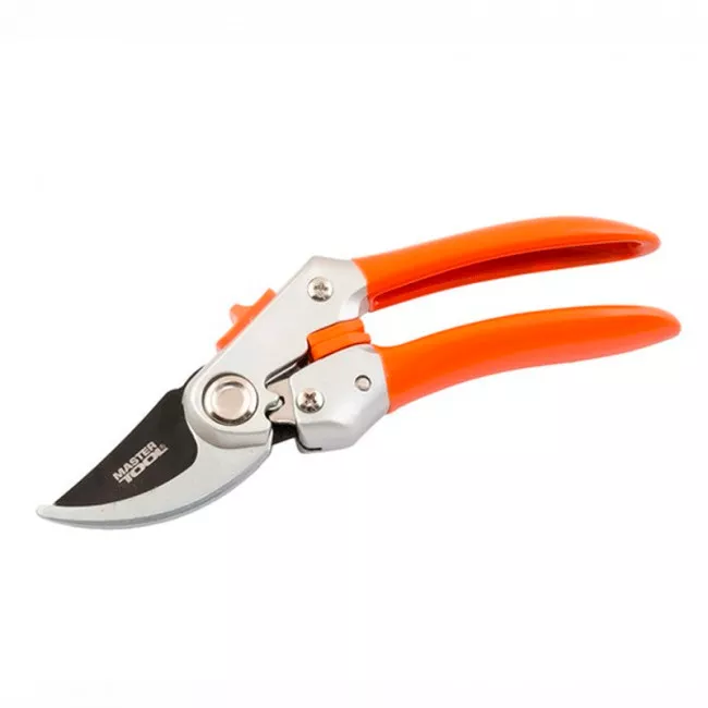 Секатор садовый 200 мм, ручки AL+PVC, лезвие SK5+ТЕФЛОН MASTER TOOL (14-6123)