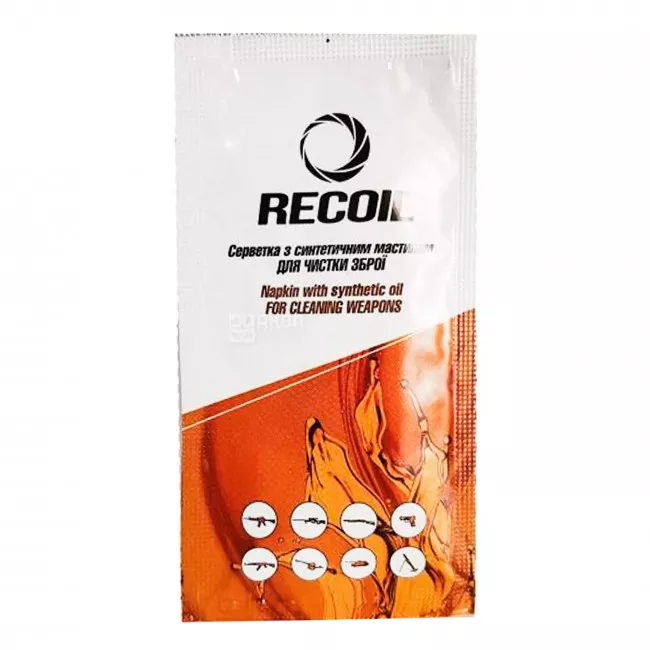 Салфетка с синтетической смазкой RecOil для чистки оружия 5г (HAM0100)