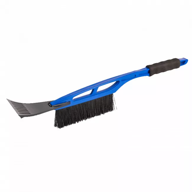Щетка автомобильная MASTER TOOL со скребком 175*10 мм L 520 мм, синяя (84-0004)