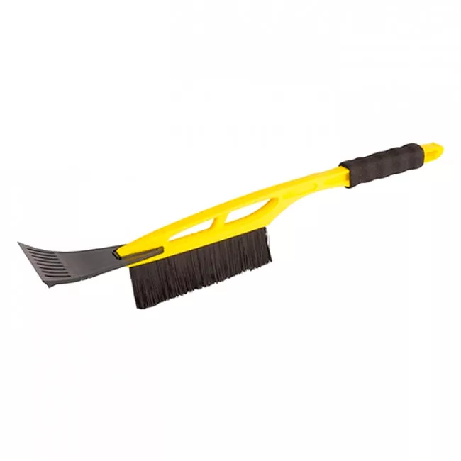Щітка автомобільна MASTER TOOL зі скребком 175 * 10 мм L 520 мм, жовта (84-0003) Щітка автомобільна MASTER TOOL зі скребком 175 * 10 мм L 520 мм, жовта (84-0003)