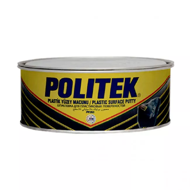 Шпаклівка поліефірна POLITEK PLASTIC SURFACE PP260 (чорна) 1 кг (94887)(918759)