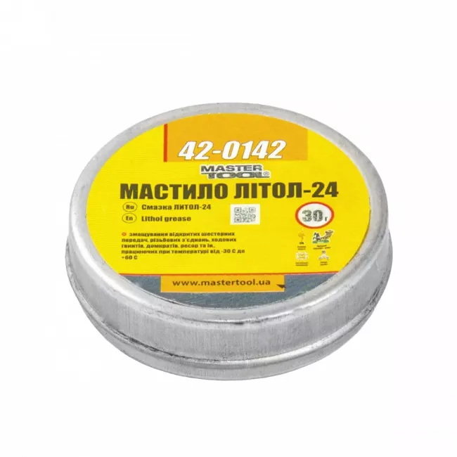 Смазка литол-24 MASTER TOOL 30 г, жерсть (42-0142)