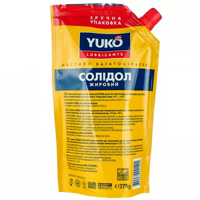 Смазка солидол YUKO 375г (241402)