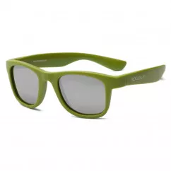 Солнцезащитные очки Koolsun Wave цвета хаки до 5 лет (KS-WAOB001)