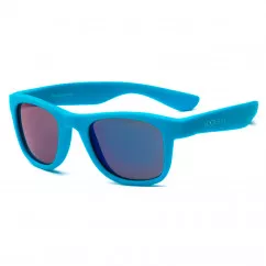 Сонцезахисні окуляри Koolsun Wave неоново-блакитні до 5 років (KS-WANB001)