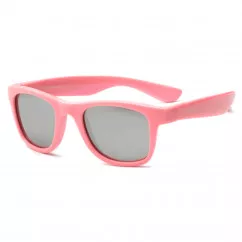 Солнцезащитные очки Koolsun Wave нежно-розовые до 10 лет (KS-WAPS003)