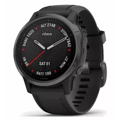 Спортивные часы Garmin Fenix 6S Carbon Gray DLC with Black Band (010-02159-25)