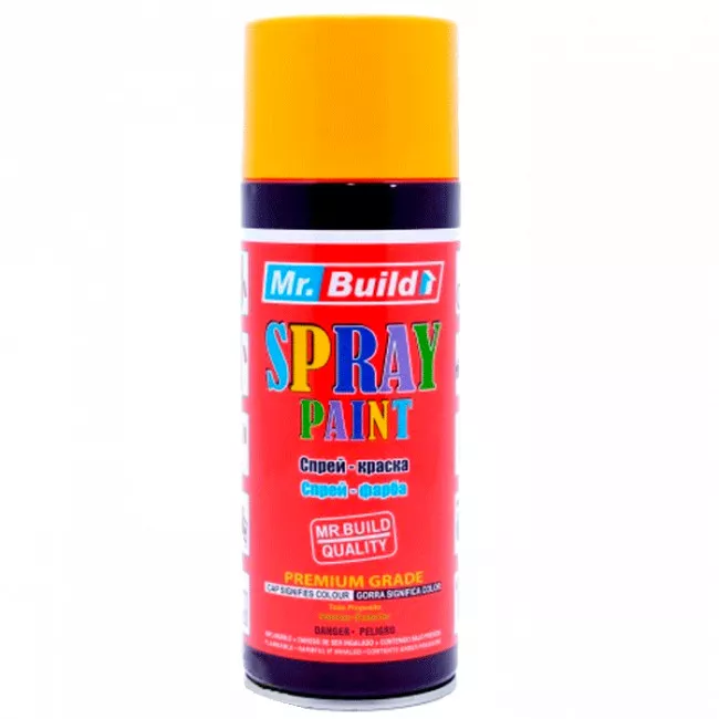 Спрей краска №06 Ral 1028 Mr. Build жолтый 400 мл (712533)