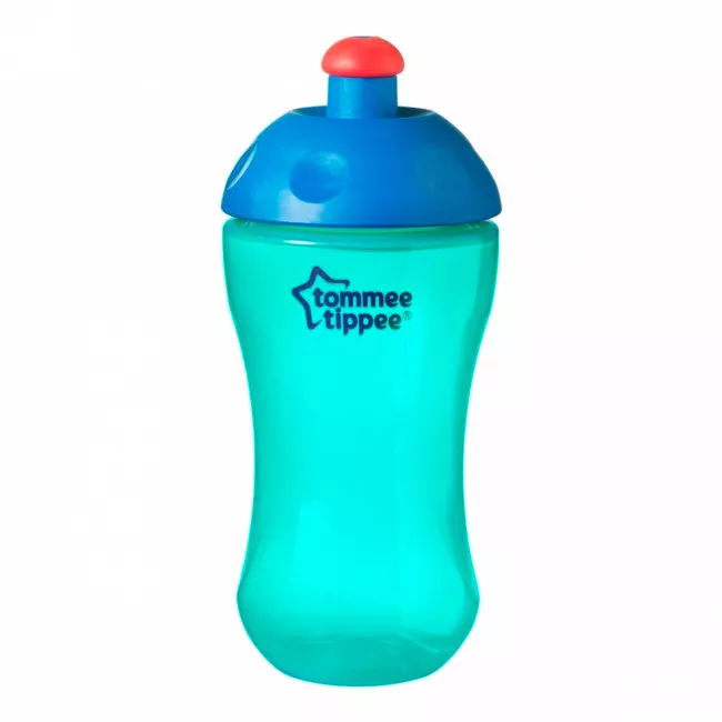 Стакан-непроливайка "Basic Sport" 300 мл, бирюзовый - Tommee Tippee (30017) (440266)