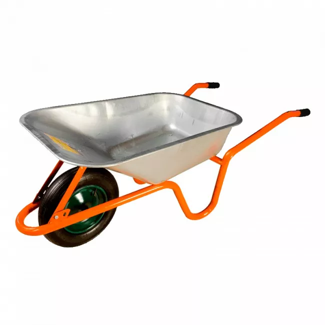 Тачка садово-строительная MASTER TOOL 85 л/ 150 кг, одноколесная (79-9844)