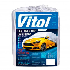 Тент автомобильный Vitol серый (UNI HC11106 2XL)