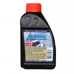 Тормозная жидкость Alpine DOT 4 0,5л
