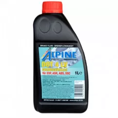 Тормозная жидкость Alpine DOT 4 1л