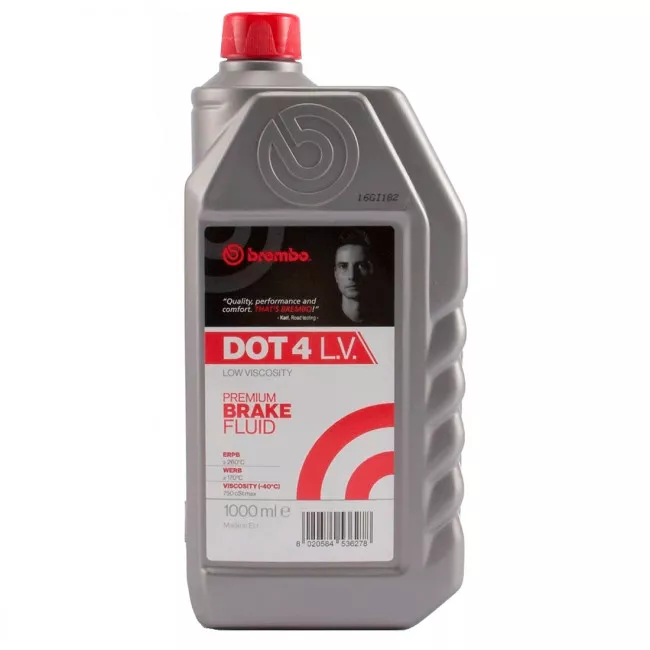 Гальмівна рідина BREMBO DOT 4 LV 1л (L04210) Гальмівна рідина BREMBO DOT 4 LV 1л (L04210)