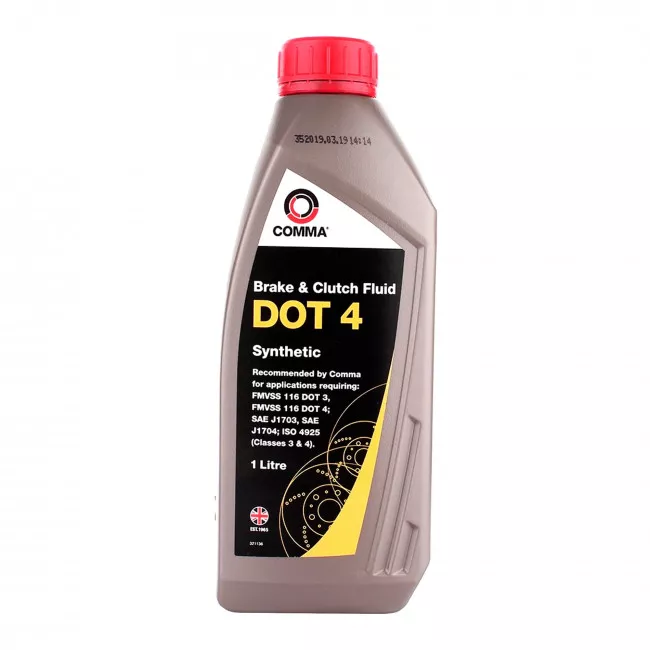 Тормозная жидкость COMMA DOT 4 ESP 1л (A9EF1F)