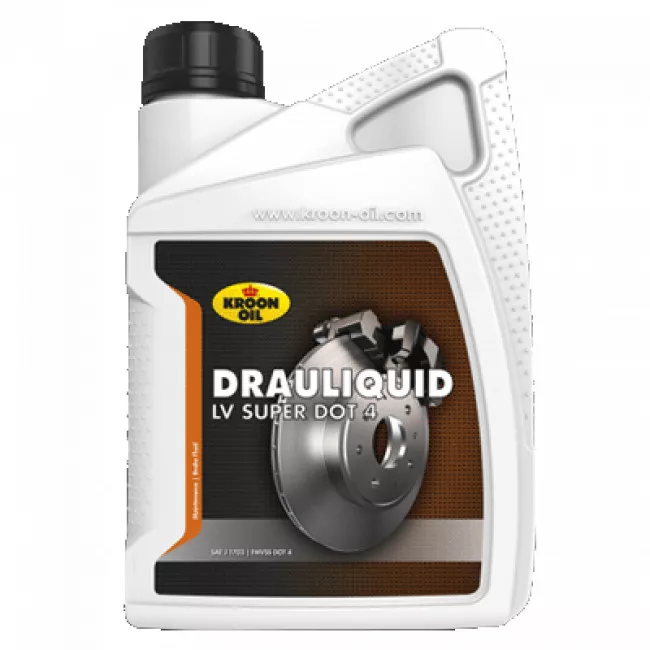 Тормозная жидкость KROON OIL Drauliquid-LV Super DOT 4, 1л (33820) Тормозная жидкость KROON OIL Drauliquid-LV Super DOT 4, 1л (33820)