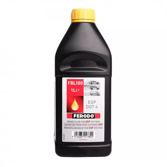 Тормозная жидкость Ferodo DOT 4 1л (FBL100) Тормозная жидкость Ferodo DOT 4 1л (FBL100)