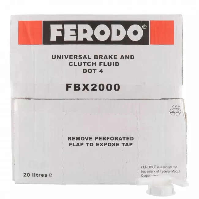 Гальмівна рідина FERODO DOT 4 20л (FBX2000)