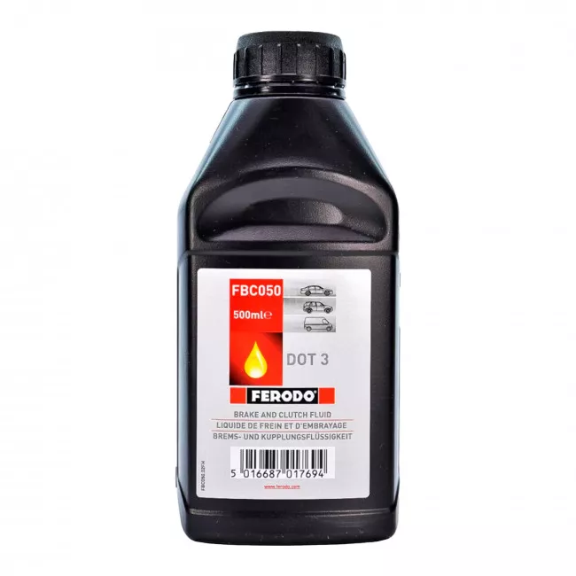 Тормозная жидкость Ferodo Synthetic DOT 3 0,5л (FBC050)