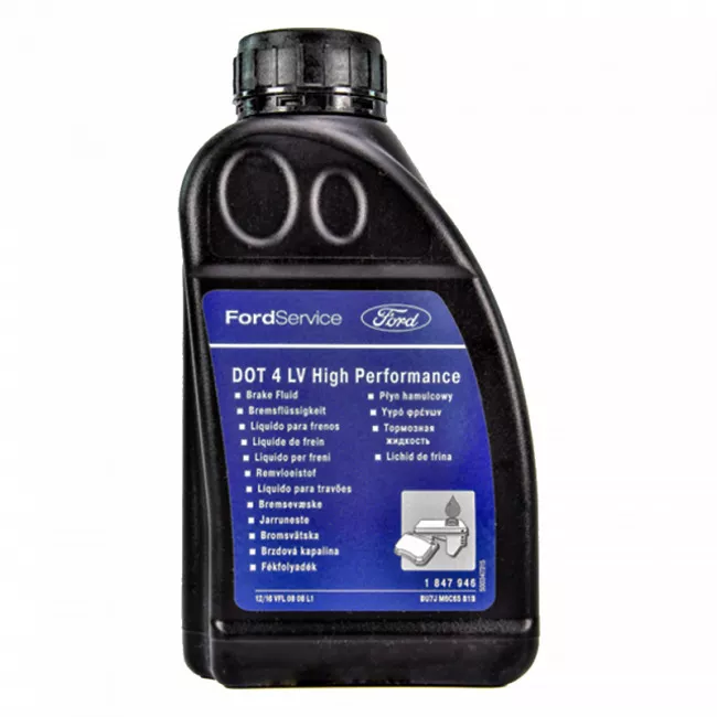 Гальмівна рідина FORD LV High Performance DOT 4 0,5 л (1847946) Гальмівна рідина FORD LV High Performance DOT 4 0,5 л (1847946)
