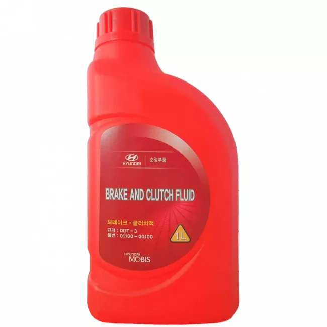 Тормозная жидкость Mobis Hyundai/Kia Brake Fluid DOT 3 1л (0110000100)