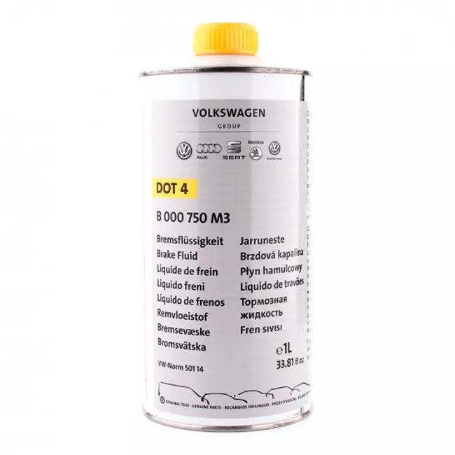 Тормозная жидкость VAG dot 4 "Brake Fluid", 1л (B000750M3) Тормозная жидкость VAG dot 4 "Brake Fluid", 1л (B000750M3)