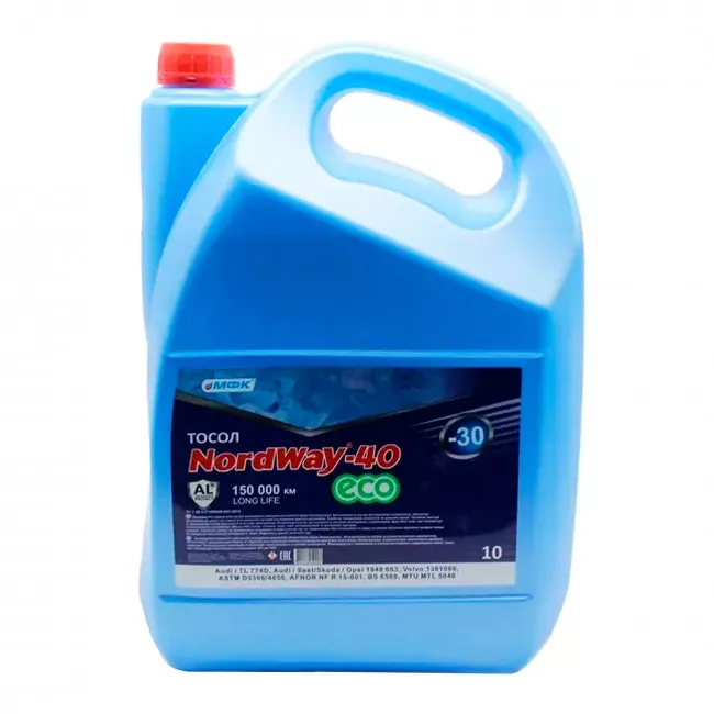Тосол МФК NordWay ECO G11 -25°C синій 5л (30821) Тосол МФК NordWay ECO G11 -25°C синій 5л (30821)