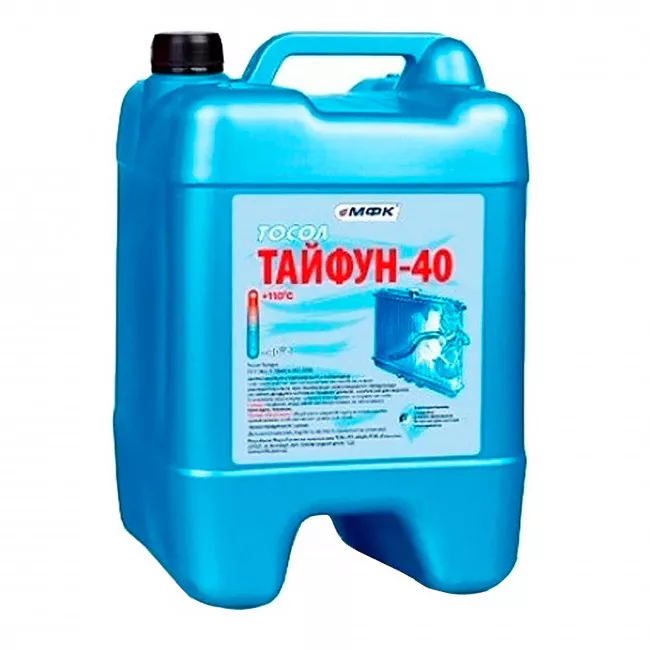 Тосол МФК Тайфун 40 -20 ° C синій 8,2л (30827)