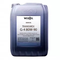 Трансмиссионное масло Wexoil Transwex G-4 80W-90 20л