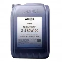 Трансмиссионное масло Wexoil Transwex G-5 80W-90 20л