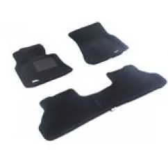 Трехслойные коврики Sotra 3D Premium 12mm Black для BMW X5 (7 seats)(E70) 2007-2