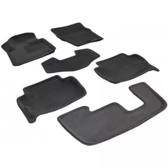 Тришарові килимки Sotra 3D Premium 12mm Grey для Audi Q7 (mkI) 2005-2015 (6 pc Тришарові килимки Sotra 3D Premium 12mm Grey для Audi Q7 (mkI) 2005-2015 (6 pc
