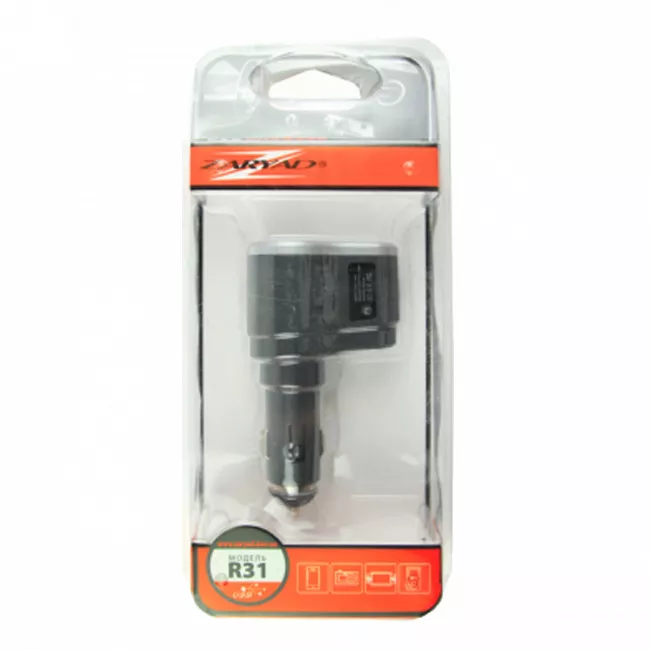 Тройник для прикуривателя ZARYAD + USB R61 (2А) (826733) Тройник для прикуривателя ZARYAD + USB R61 (2А) (826733)