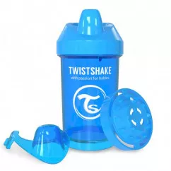 Twistshake чашка-непроливайка 300мл 8+мес, голубая (24892) (78059 )
