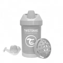 Twistshake чашка-непроливайка 300мл 8+мес, серая (69891) (78278 )
