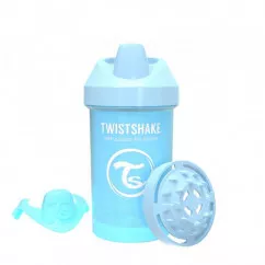Twistshake чашка-непроливайка 300мл 8+мес, светло-голубая (69887) (78274)
