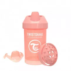Twistshake чашка-непроливайка 300мл 8+мес, светло-персиковая (69892) (78320)