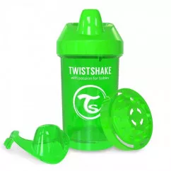 Twistshake чашка-непроливайка 300мл 8+месс, бирюзовая