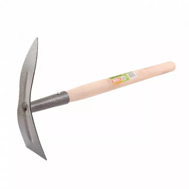 Тяпка садовая комбинированная с удлиненной деревянной ручкой 380*180мм MASTER TOOL (14-6197)