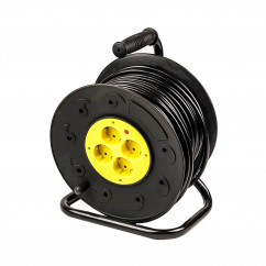 Удлинитель на катушке POWER PLANT 50 м 4 розетки (PPRA10M500S4)