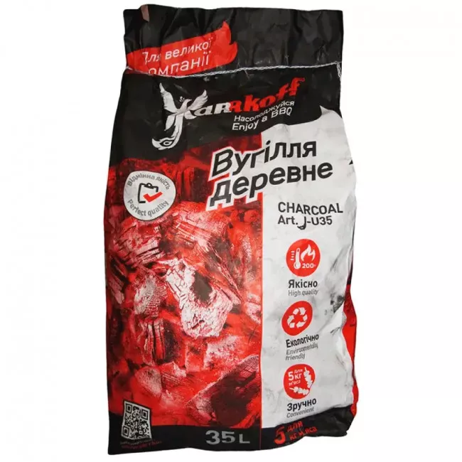 Уголь древесный Jarrkoff J-U35 (4,5кг) (186-1003)
