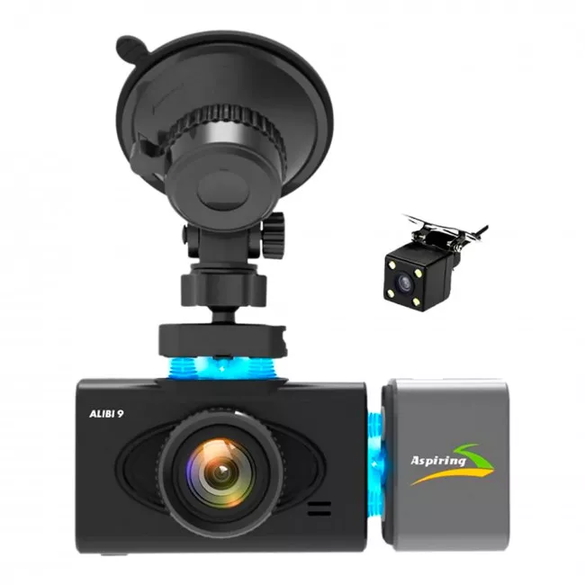 Видеорегистратор Aspiring Alibi 9, GPS, 3 Cameras, SpeedCam (CD1MP20GAL9)