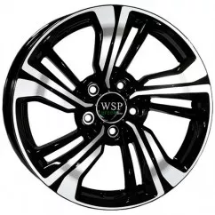 WSP ITALY G3903 BASIL (R17 7 5X114,3 45 67,1) BLACK POLISHED