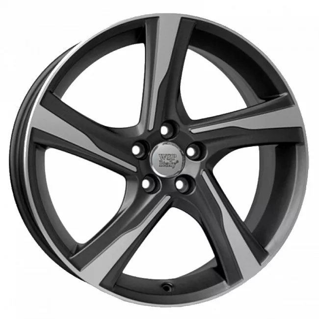 WSP ITALY W1258 NAPOLI (18 7,5 5x108 49 67,1) MATT GUN METAL POLISHED WSP ITALY W1258 NAPOLI (18 7,5 5x108 49 67,1) MATT GUN METAL POLISHED